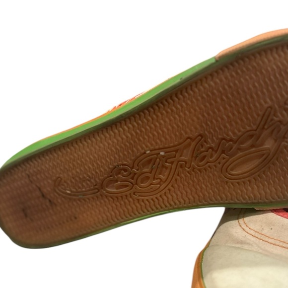VTG Ed Hardy rubber toe Sneakers size women’s 8 y2k - Picture 6 of 7